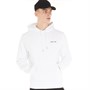 NICCE Mens Chest Logo Sweat Hoodie White