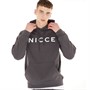 NICCE Mens Mercury Sweat Hoodie Stone Grey