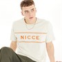 NICCE Mens Ferndale T-Shirt Quartz White/Ginger