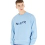 NICCE Mens Wave Crew Sweatshirt Allure Blue