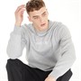 NICCE Mens Dia Crew Sweatshirt Light Grey Marl