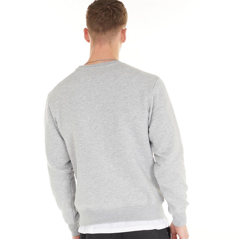 NICCE Mens Dia Crew Sweatshirt Light Grey Marl