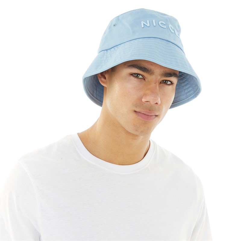 NICCE Mens Louie Bucket Hat Ice Blue