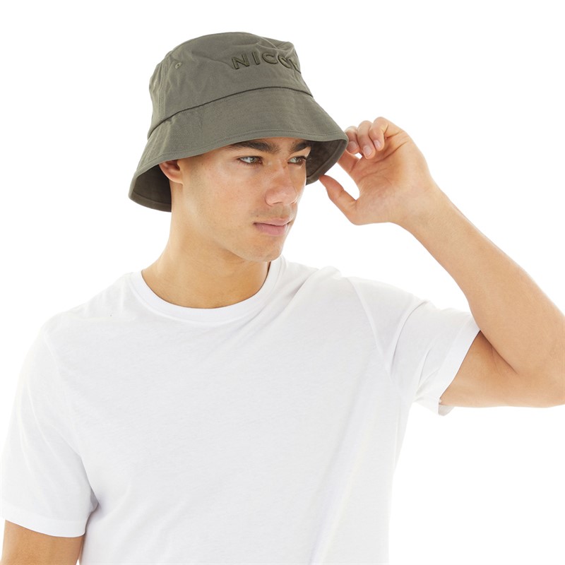 NICCE Mens Louie Bucket Hat Khaki