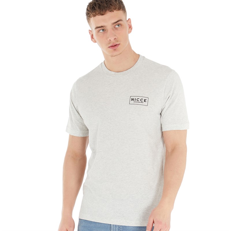 NICCE Mens Est.13 T-Shirt Oatmeal Marl