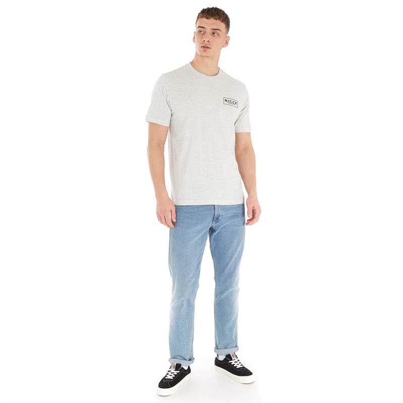 NICCE Mens Est.13 T-Shirt Oatmeal Marl