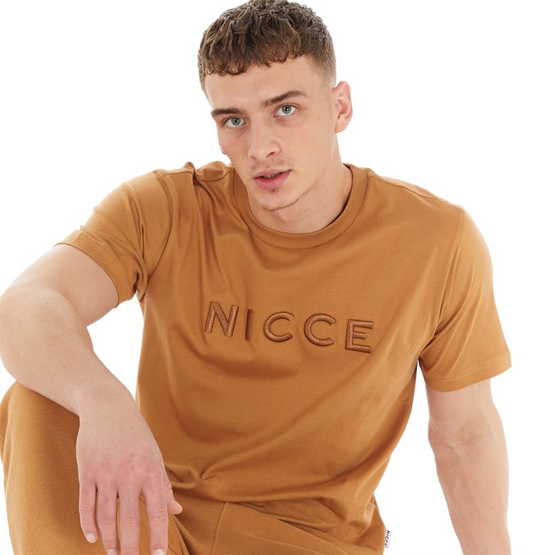NICCE Mens Mercury T-Shirt Taffy Brown