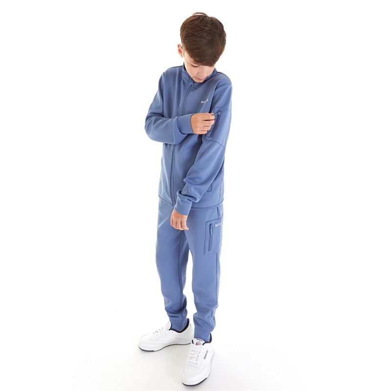 NICCE Boys Farrin Tracksuit Element Blue