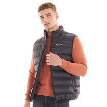 NICCE Mens Cetera Zip Through Padded Gilet Black