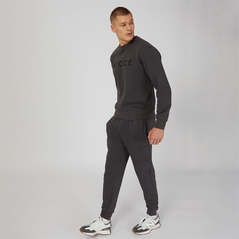 Buy NICCE Mens Niari Joggers Coal