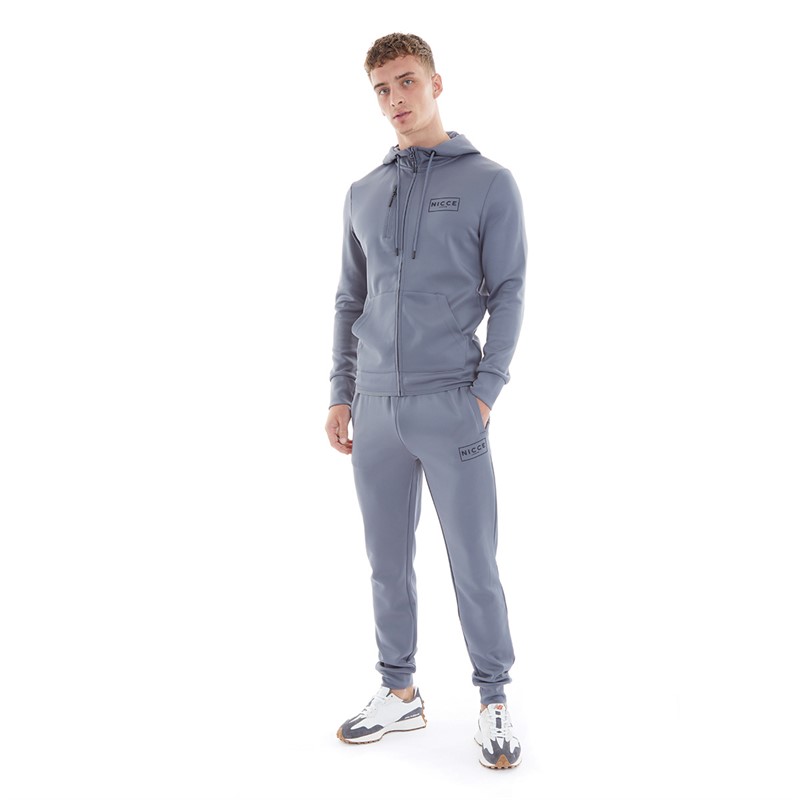 NICCE Mens Vorton Tracksuit Steel Grey