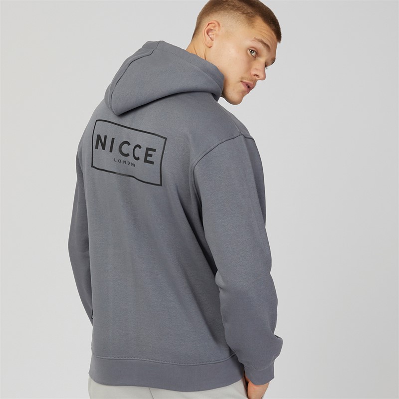 Buy NICCE Mens Tubenz Hoodie Steel Grey