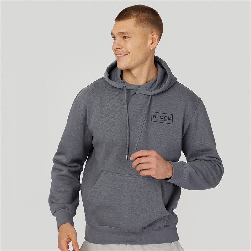 NICCE Mens Tubenz Hoodie Steel Grey