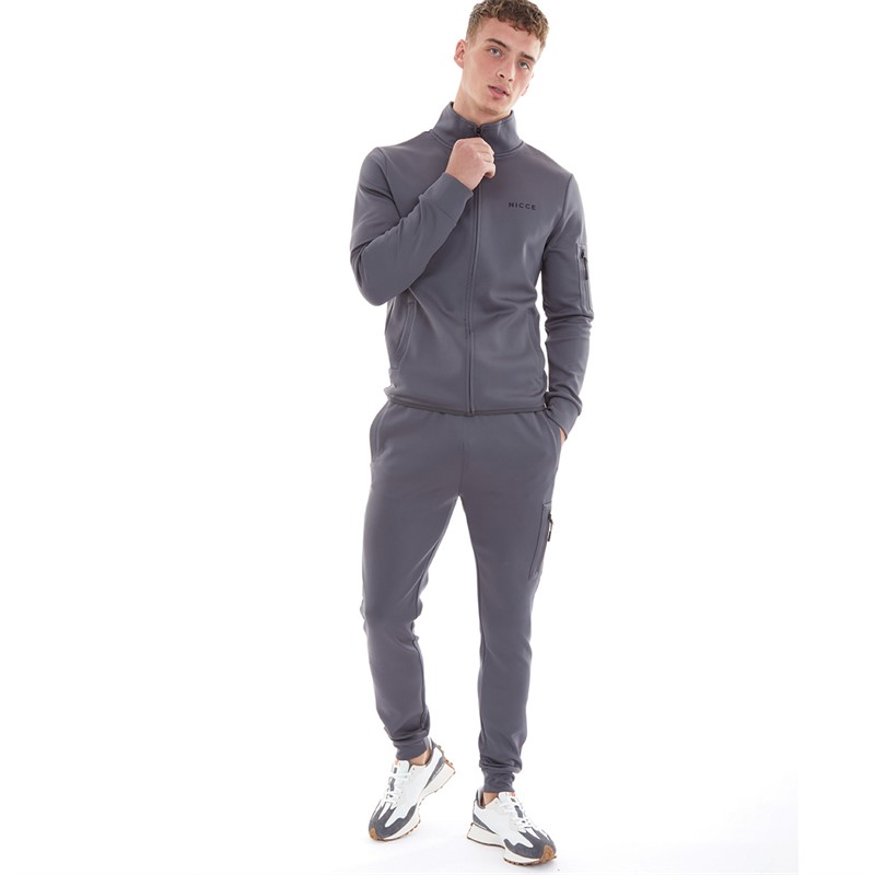 NICCE Mens Farrin Tracksuit Coal