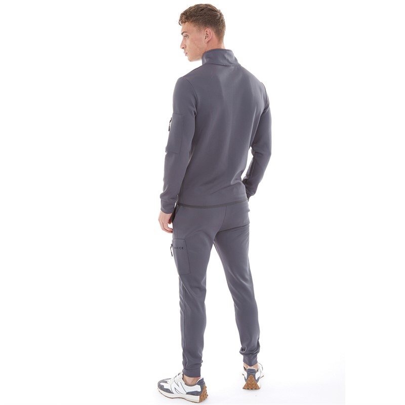 NICCE Mens Farrin Tracksuit Coal