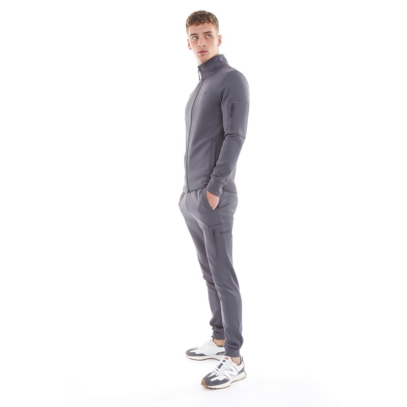 NICCE Mens Farrin Tracksuit Coal