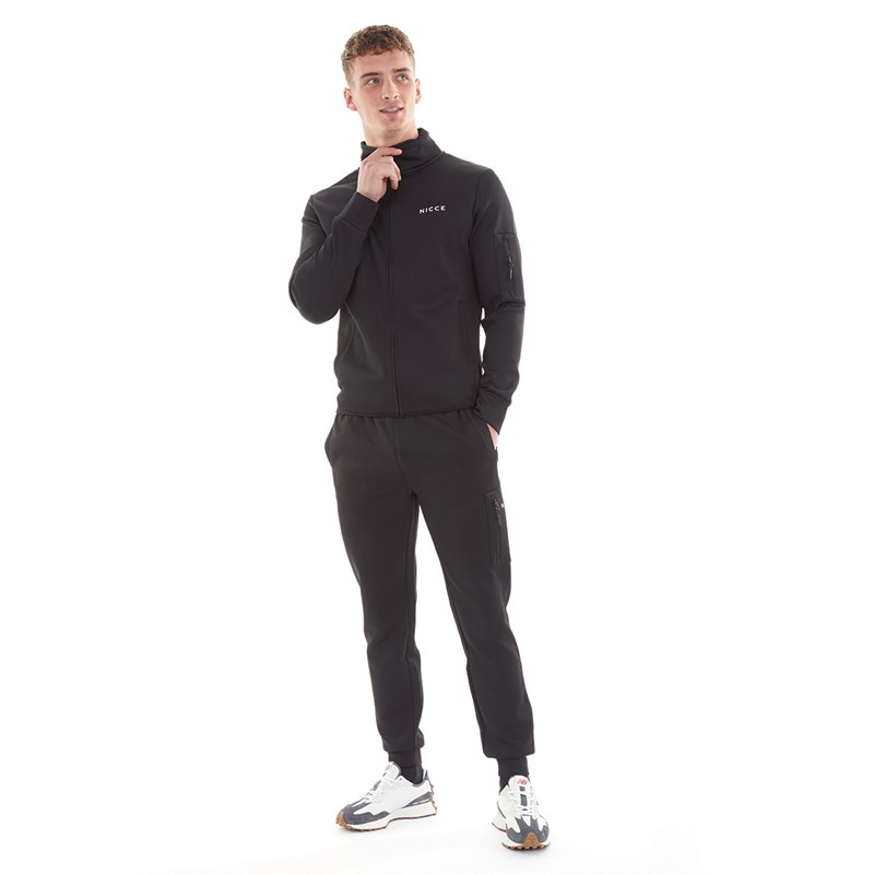 NICCE Mens Farrin Tracksuit Black