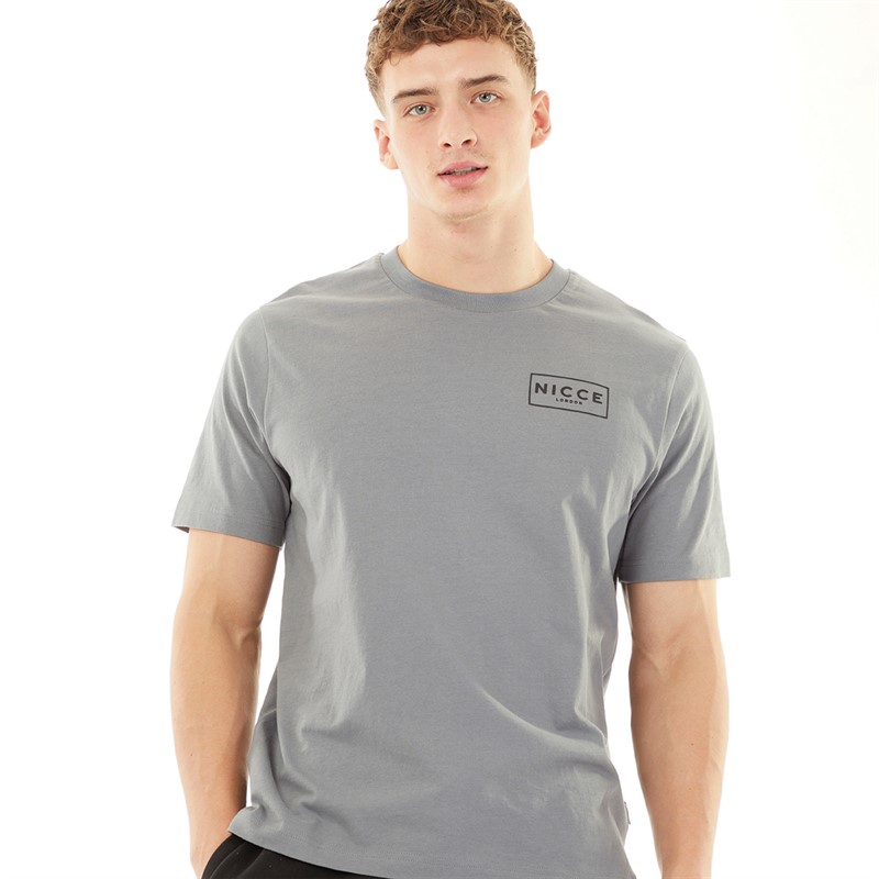 NICCE Mens Franzo T-Shirt Chalk Grey