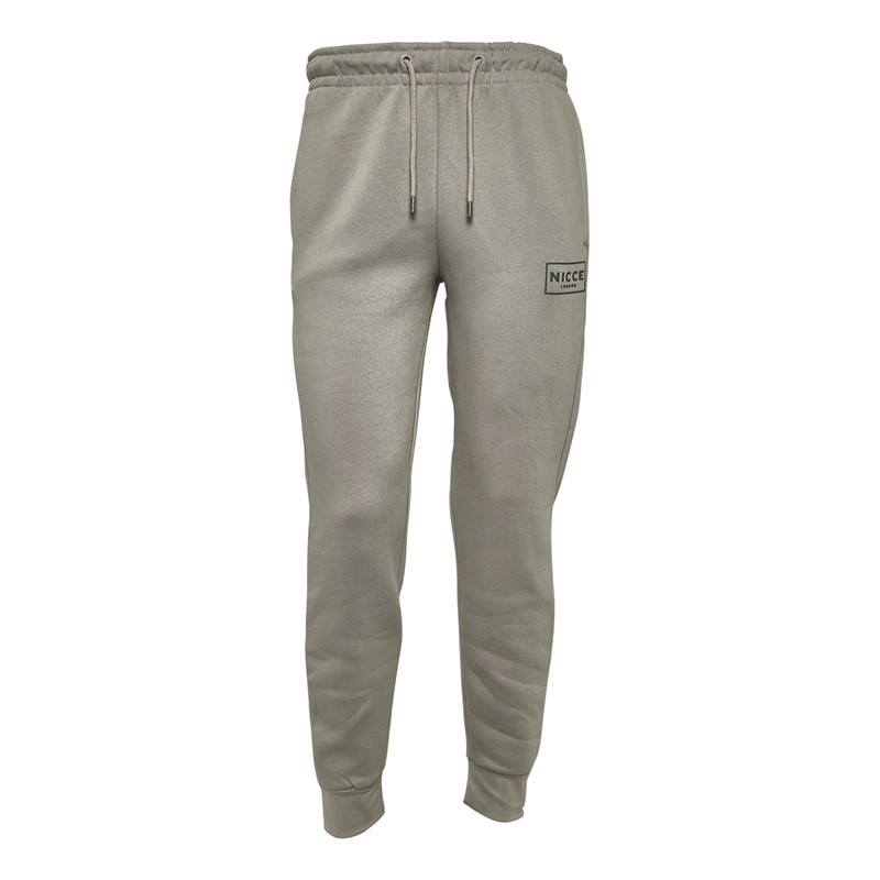 NICCE Mens Yelden Joggers Chalk Grey