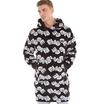 NICCE Mens Whitt Snuggle Fleece Black AOP