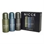 NICCE Mens Three Pack 150ml Body Sprays Multi