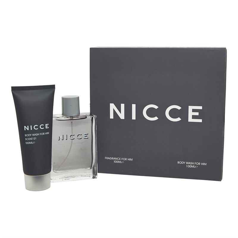 NICCE Mens EDT 100ml And Body Wash 100ml Gift Set Multi