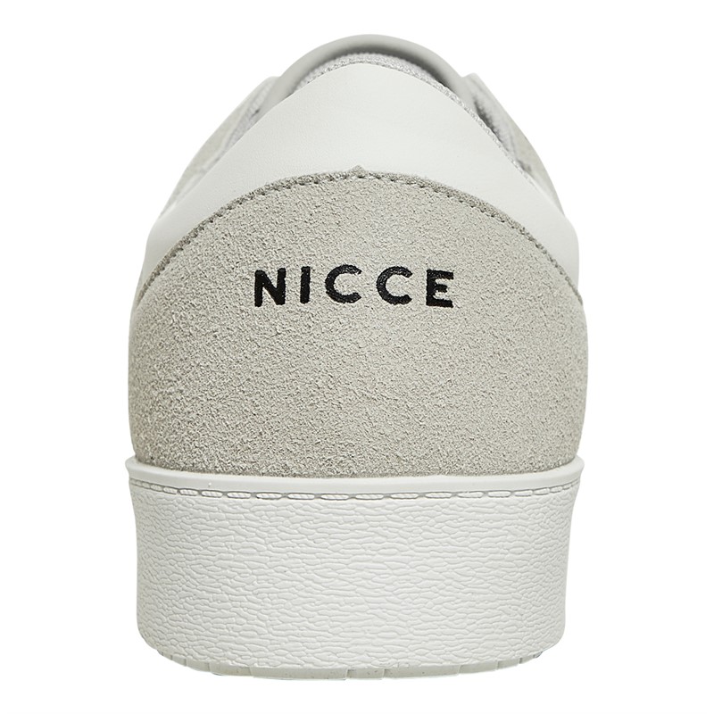 NICCE Mens Covent Trainers White/Grey