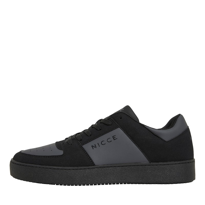 NICCE Mens Covent Trainers Black/Grey