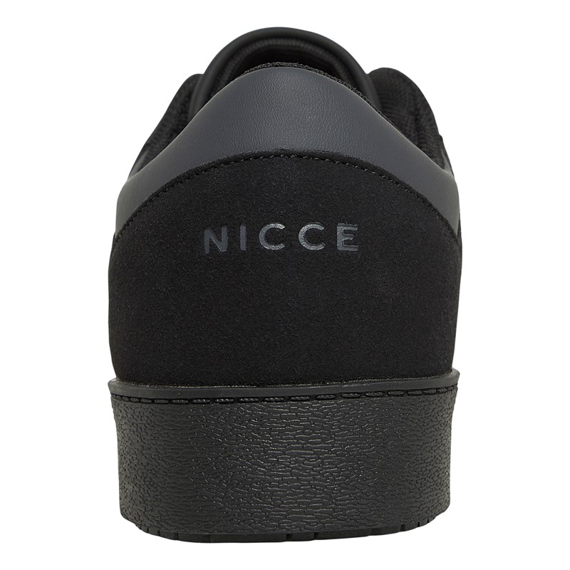 NICCE Mens Covent Trainers Black/Grey