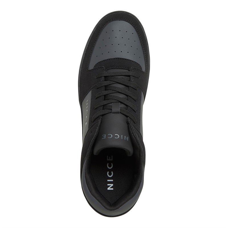 NICCE Mens Covent Trainers Black/Grey