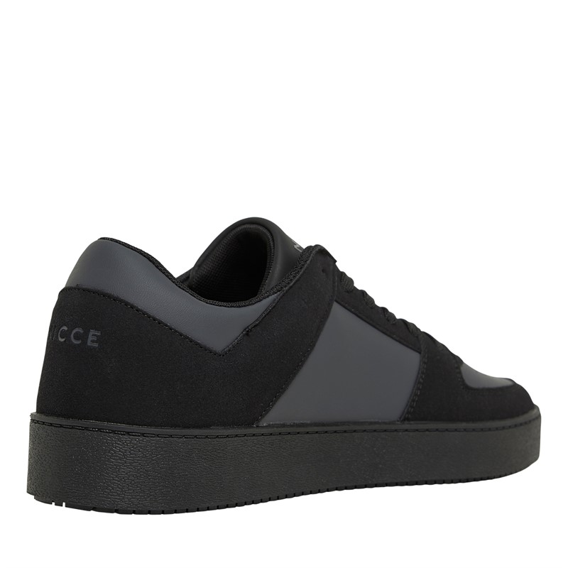 NICCE Mens Covent Trainers Black/Grey