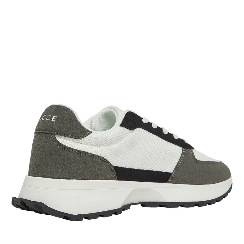 NICCE Mens Dalston Trainers White/Grey