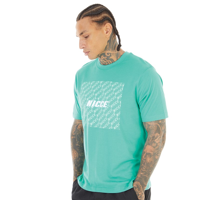 NICCE T-shirt Skarra Homme turquoise