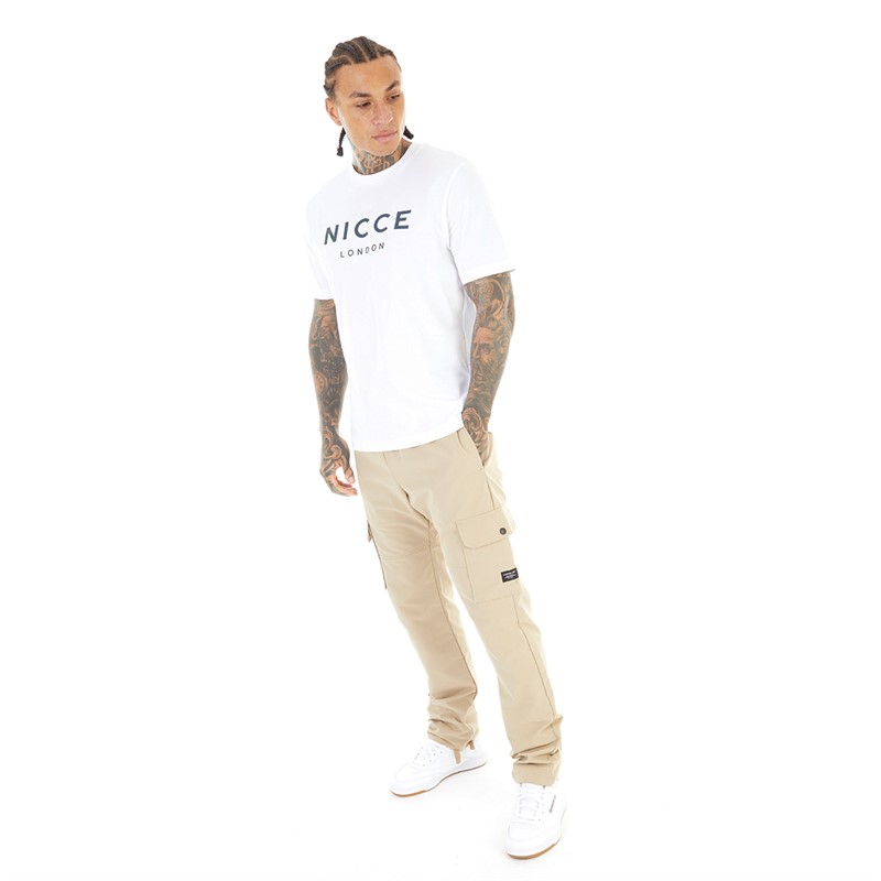 NICCE Męskie Hendo T-shirty Biały