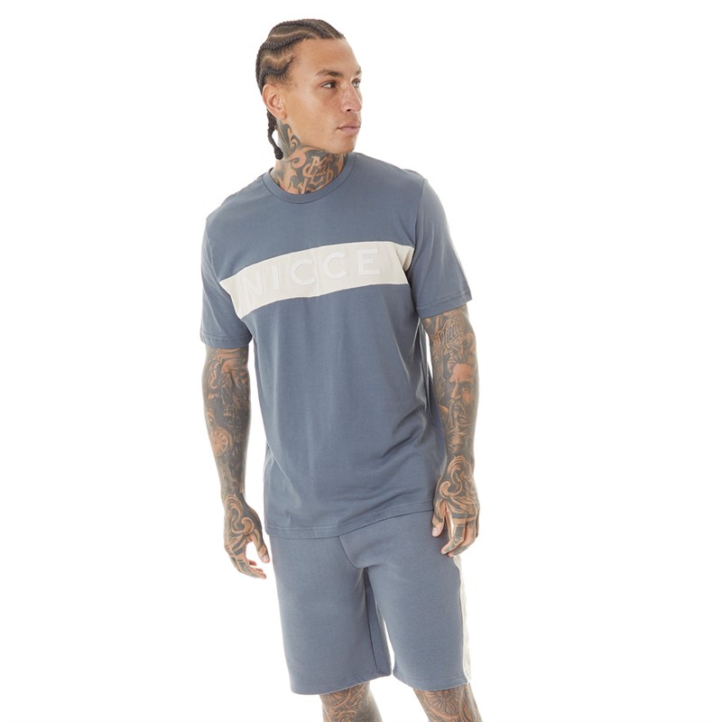 NICCE T-shirt Kulwyn Bleu fumé homme