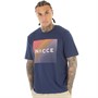 NICCE Męskie Kamzi T-shirty Niebieski