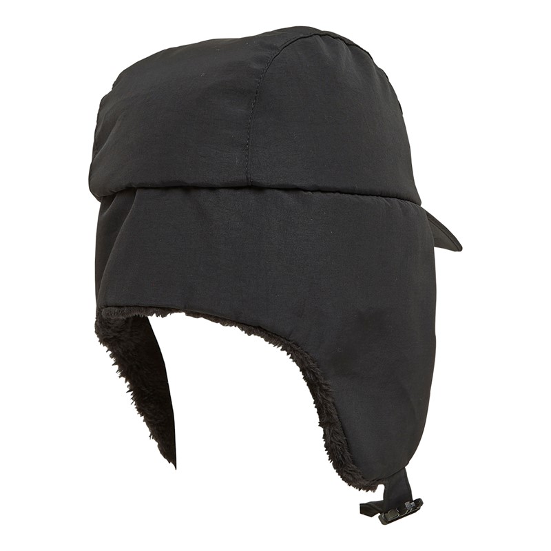 NICCE Mens Burlow Trapper Hat Black