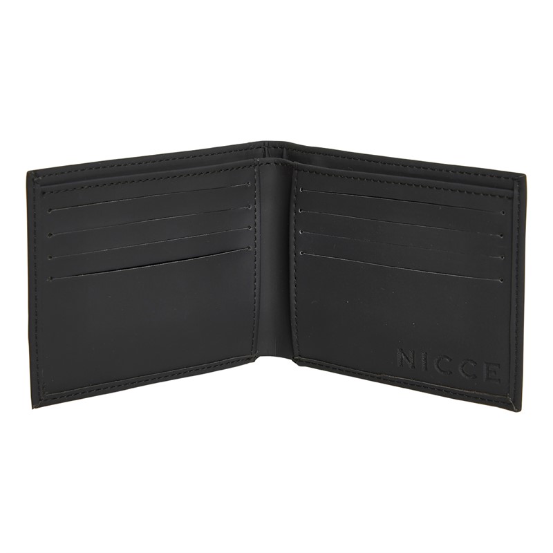 NICCE Mens Jamiro PU Leather Wallet Black