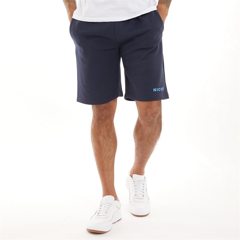 Buy NICCE Mens Fleece Shorts Navy