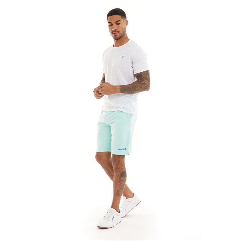 NICCE Mens Fleece Shorts Mint