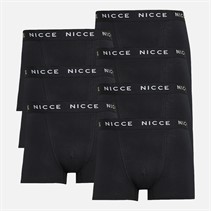 NICCE Mens Galeven Seven Pack Boxers Black