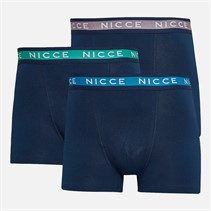 NICCE Mens Frethan Three Pack Boxers Navy