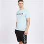 NICCE Mens Aberdeen T-Shirt And Shorts Lounge Co-Ord Black
