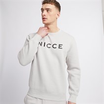 NICCE Mens Lormi Sweatshirt Chalk Grey