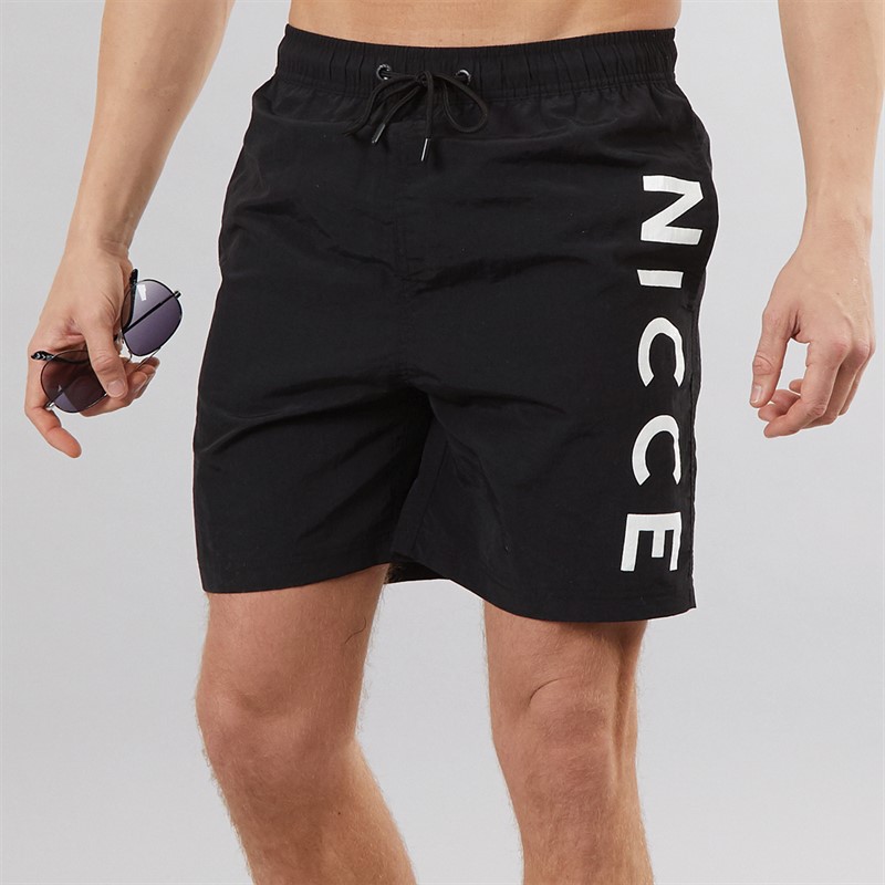 NICCE Mens Bonham Swim Shorts Black