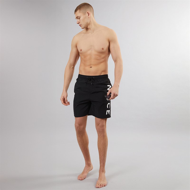 NICCE Mens Bonham Swim Shorts Black