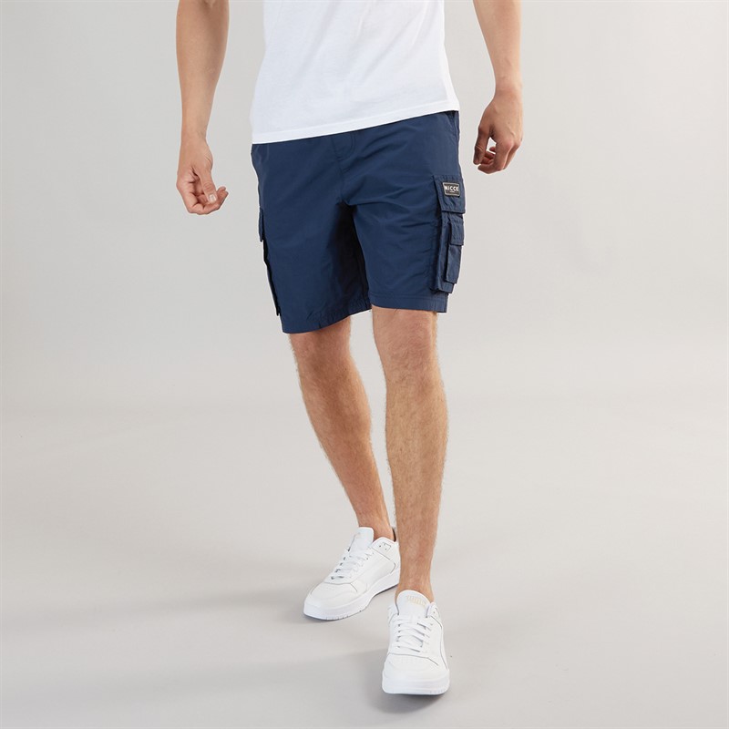 NICCE Mens Onama Cargo Shorts Navy - Size M