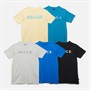 NICCE Boys Planden Five Pack T-Shirts Black/Chalk Grey/Royal/Washed Yellow/Teal