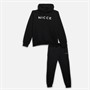 NICCE Boys Tillarex Hoodie And Joggers Tracksuit Black