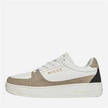 NICCE Mens Parati Trainers White/Beige/Black